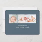 Welkom script | Aankondiging van de foto ter geboo (Achterkant)