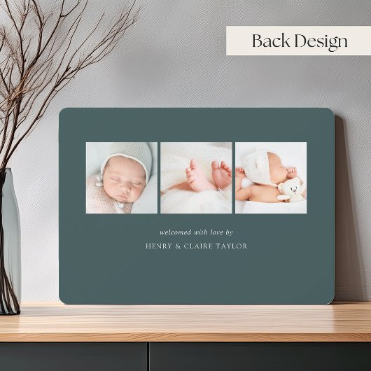 Welkom script | Aankondiging van de foto ter geboo