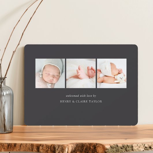 Welkom script | Aankondiging van de foto ter geboo