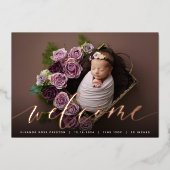 Welkom script | Aankondiging van de geboorte van R (Voorkant)