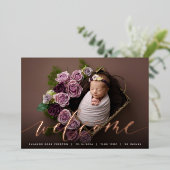 Welkom script | Aankondiging van de geboorte van R (Staand Voorkant)