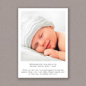 Welkom Script Foto Geboorte Aankondiging