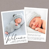 Welkom Script Foto Geboorte Aankondiging