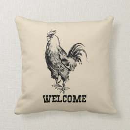 Welkom Sierkussen Chicken Farmhouse Style