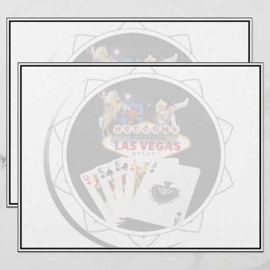 Welkom Sign Black Poker Chip (Voorkant / Achterkant)