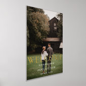 Welkom Sign Elegant foto Folie Afdrukken (Laagn)