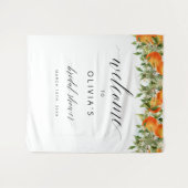 Welkom Sinaasappels Vrijgezellenfeest Achtergrond Wandkleed (Voorkant (horizontaal))