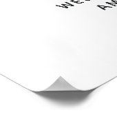 Welkom Sint Lucia Destination Wedding Poster (Hoek)