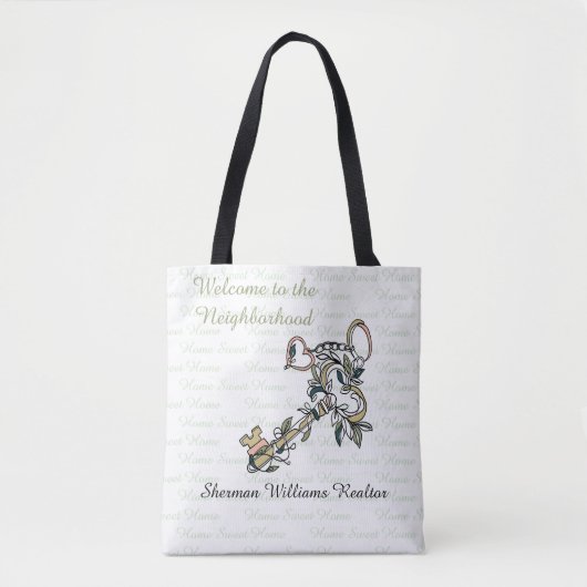 Welkom Sleutel Tote Tas (Voorkant)