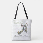 Welkom Sleutel Tote Tas (Achterkant)