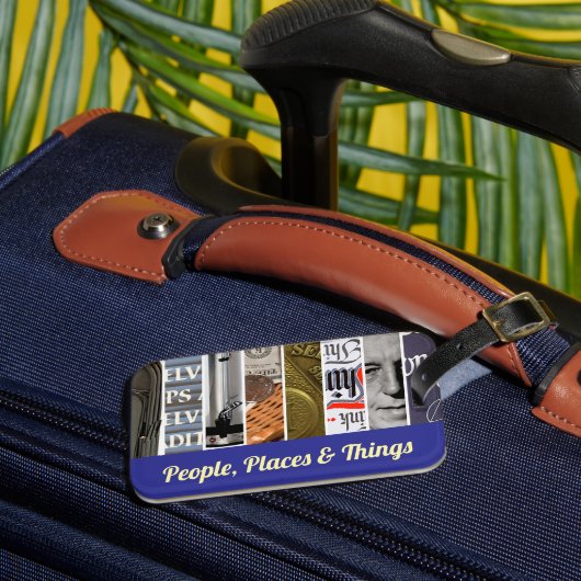 Welkom Slices van een Meeting Recovery Slogan Bagagelabel (Voorkant Insitu 3)