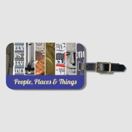 Welkom Slices van een Meeting Recovery Slogan Bagagelabel