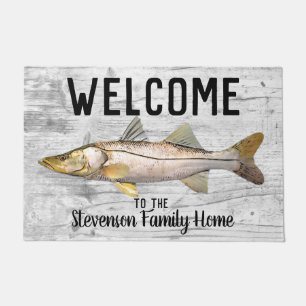 Welkom Snook Vist Familienaam Home Cottage Deurmat