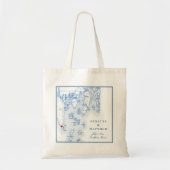 Welkom Southport Boothbay Harbor Maine Wedding Tote Bag (Voorkant)