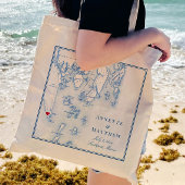 Welkom Southport Boothbay Harbor Maine Wedding Tote Bag