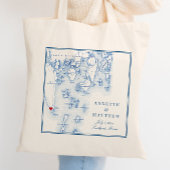 Welkom Southport Boothbay Harbor Maine Wedding Tote Bag