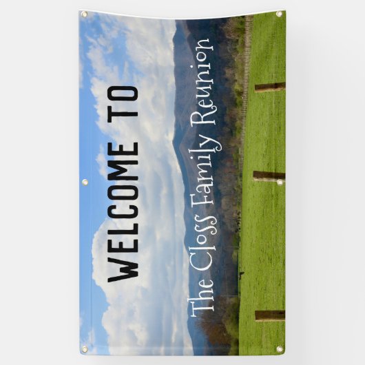  Welkom  Spandoek (Verticaal)