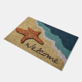 Welkom Starfish Doormat, doormat, zomerdeur Deurmat (Schuin)