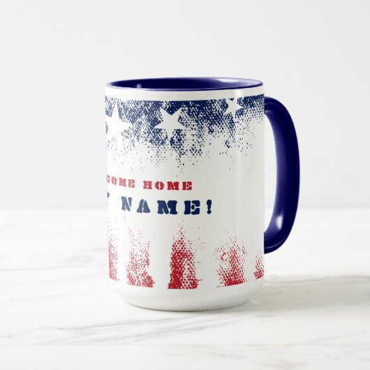 Welkom, Stars & Stripes Veteran Mok (Voorkant rechts)