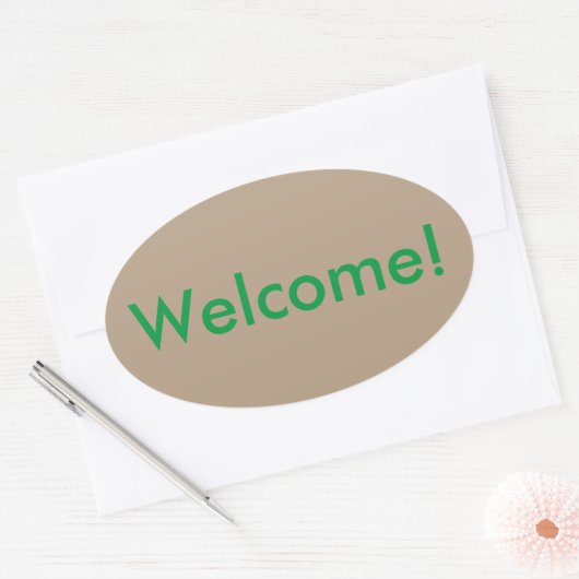 Welkom Sticker (Envelop)