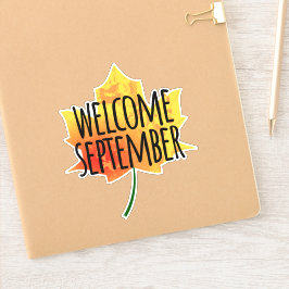 Welkom, Sticker september