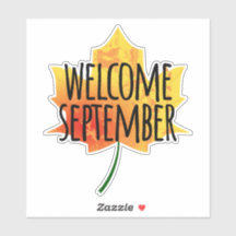 Welkom, Sticker september