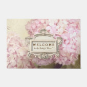 Welkom,  Stijlroze hydrangea Deurmat (Voorkant)