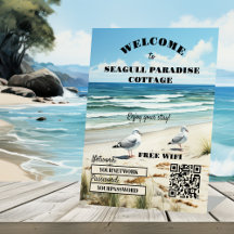 Welkom Strandhuis WiFi QR Code Business