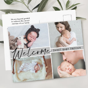 Welkom, Sweet Baby Birth kondiging Briefkaart