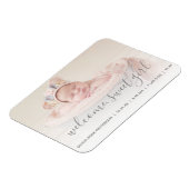 Welkom, Sweet Girl Foto-Baby Magneet (Linkerzijde)