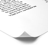 Welkom! Tabel 20 Tabel Paars Boho Floral Seating C Poster (Hoek)