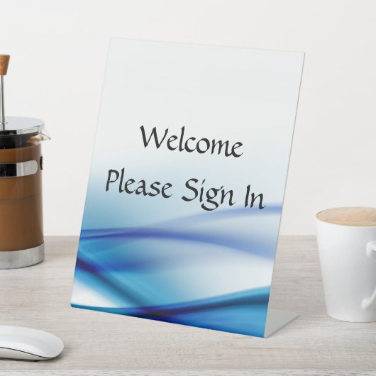 Welkom Tabletop Sign Reclamebord Met Voetstuk (Insitu)