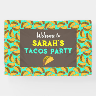 Welkom Taco Birthday Party Spandoek