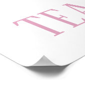 Welkom Tea Party Poster (Hoek)