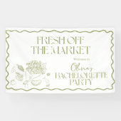 Welkom Teken Banner Fresh Off the Market (Horizontaal)