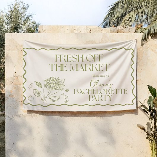 Welkom Teken Banner Fresh Off the Market