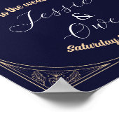 Welkom Teken Tarot Wedding Hearts Crystal Moon Poster (Hoek)