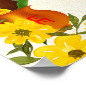 Welkom Telugu Tamil South Indian bruiloft Poster (Hoek)