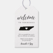Welkom Tennessee Wedding Cadeaulabel (Voorkant)