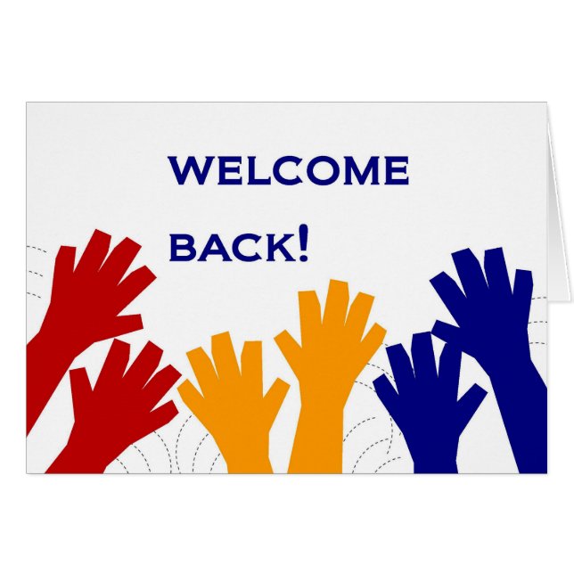 Welkom terug! (Voorkant Horizontaal)