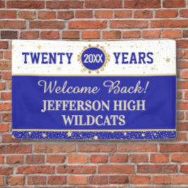 Welkom terug! 20e Hereniging Celebratie Banner