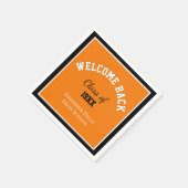 Welkom terug! Aangepaste klasreünie Napkins Servet (Hoek)