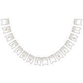 Welkom Terug Banner Zwart Goud Confetti (Alle)