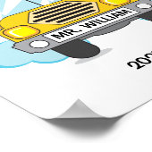 Welkom terug bij de schoolbus poster (Hoek)