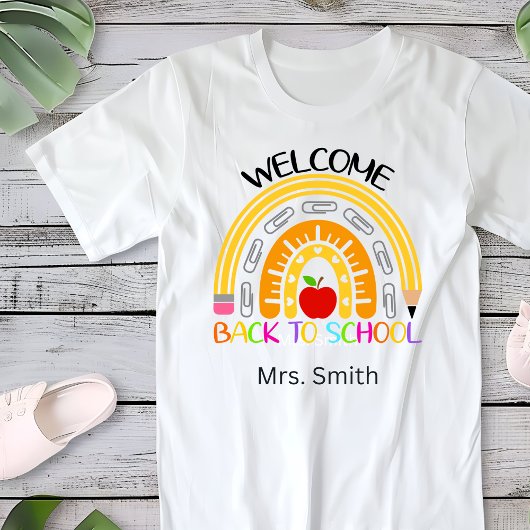 Welkom terug bij School Rainbow Tshirt