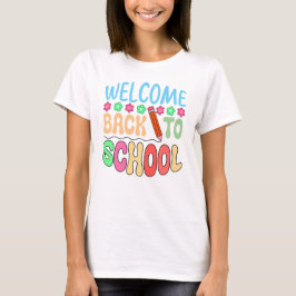 Welkom terug bij School Teacher Gift T-shirt
