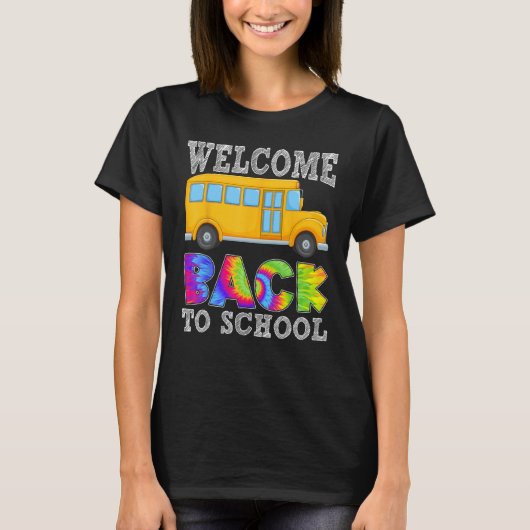 Welkom terug bij School Transport School Bus D T-shirt (Voorkant)