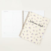 Welkom terug bloem notebook voor student planner (Display)