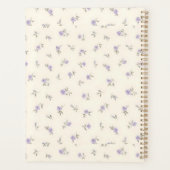 Welkom terug bloem notebook voor student planner (Achterkant)