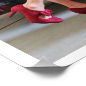 Welkom terug brandweerman kus een vuurman op hoge  poster (Hoek)